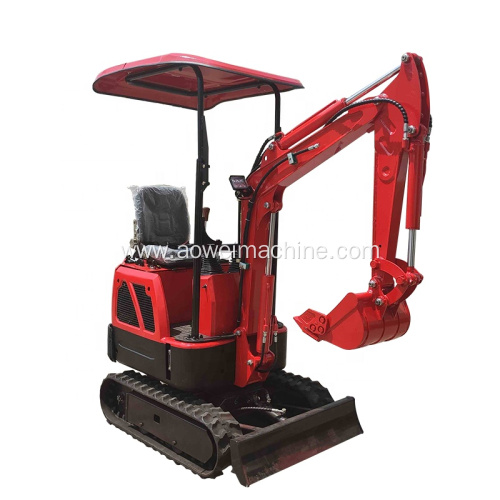 Earth Moving Steel Track Price Mini Farm Excavator  Hot 1 ton Digger For Garden Orchard